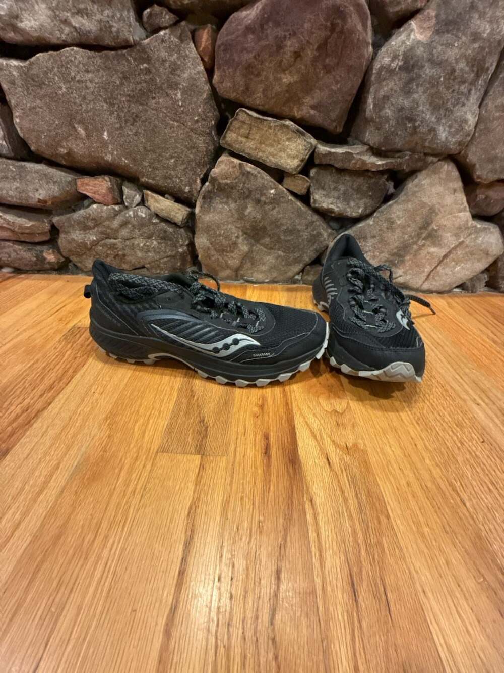 Saucony Excursion TR15 Trail Running Shoes Black/Shadow Men's Size 7